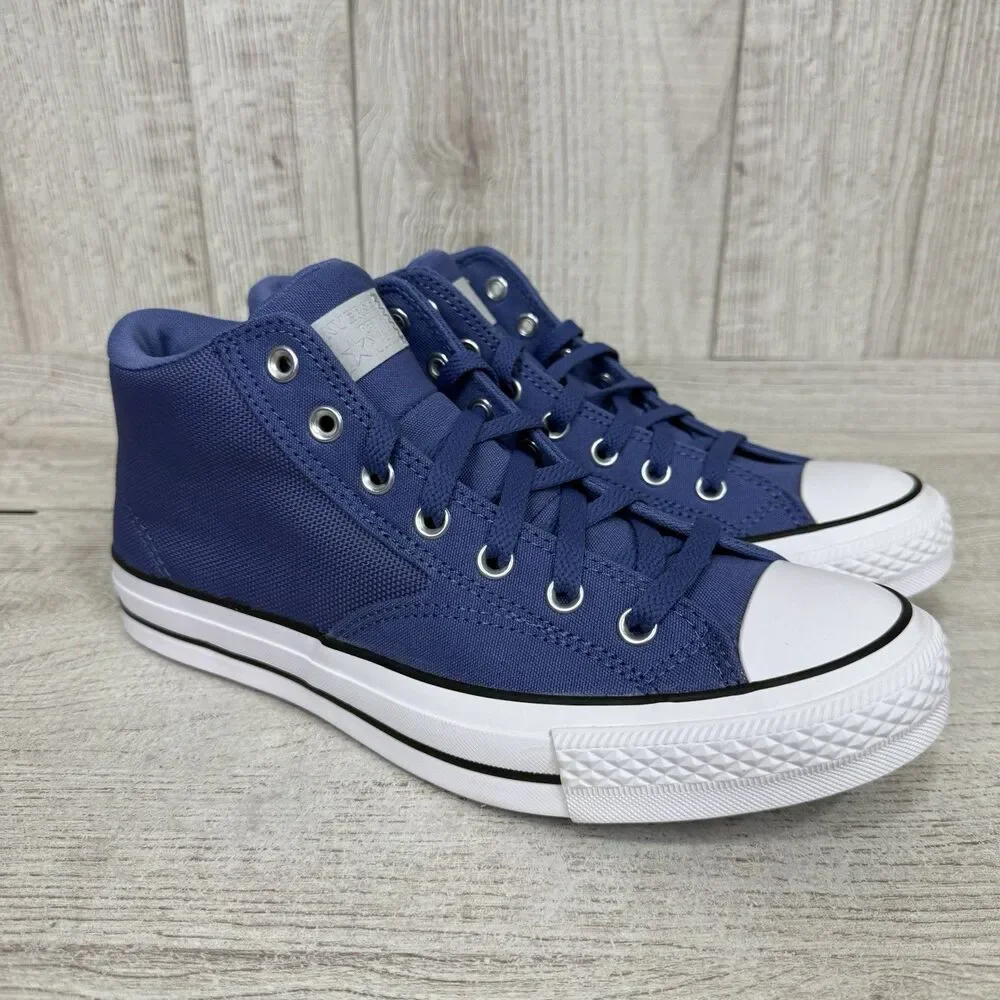 Converse CTAS Malden Street Mid Blue Mens Sz 10.5 Sneakers A16846F Indigo Storm